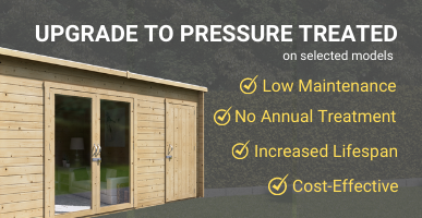 Pressure Treated Log Cabin