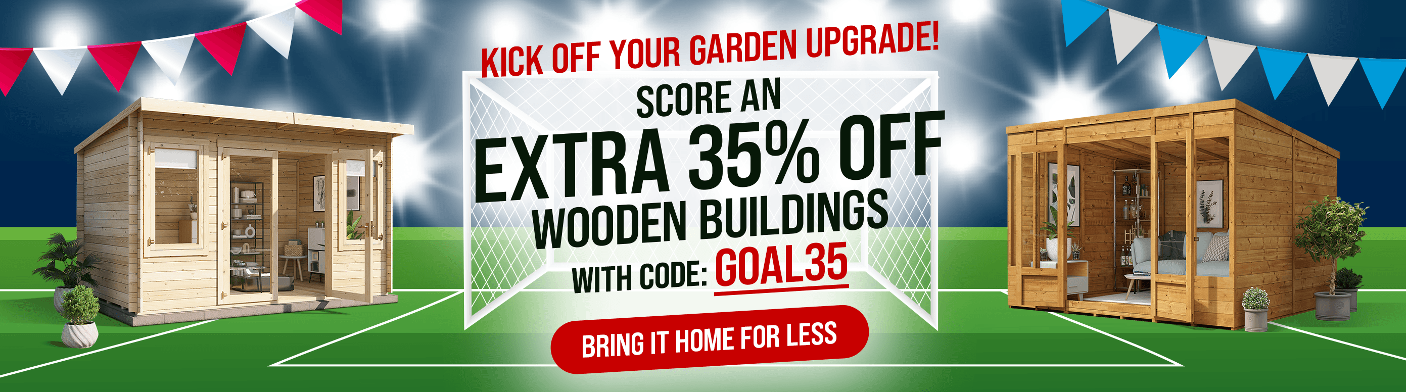 Extra 35% OFF Wooden Buildings