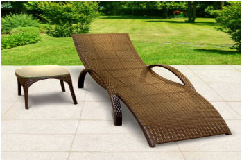 Rattan Sun Lounger