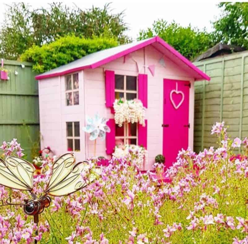 Pink best sale garden playhouse