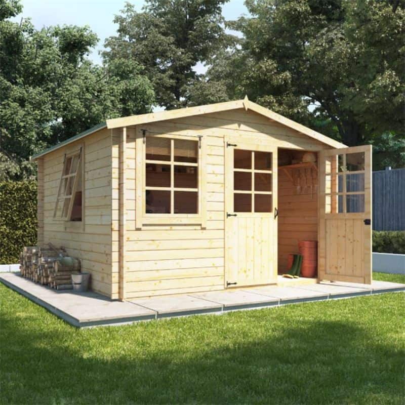 Converting your shed into a garden office - BillyOh Clubman Heavy Duty Shed Log Cabin