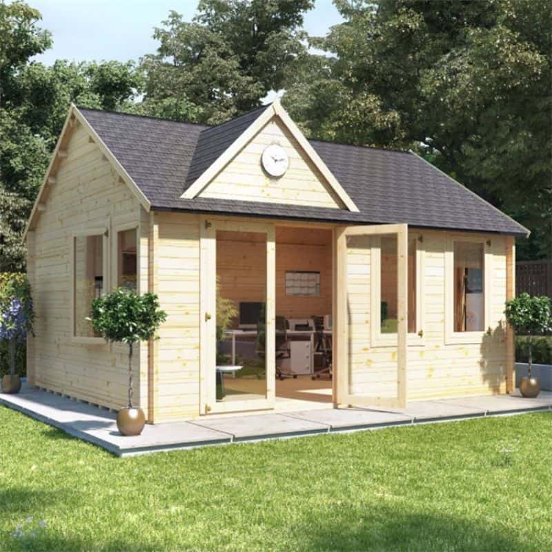 Converting your shed into a garden office - BillyOh Clubhouse Home Office Log Cabin