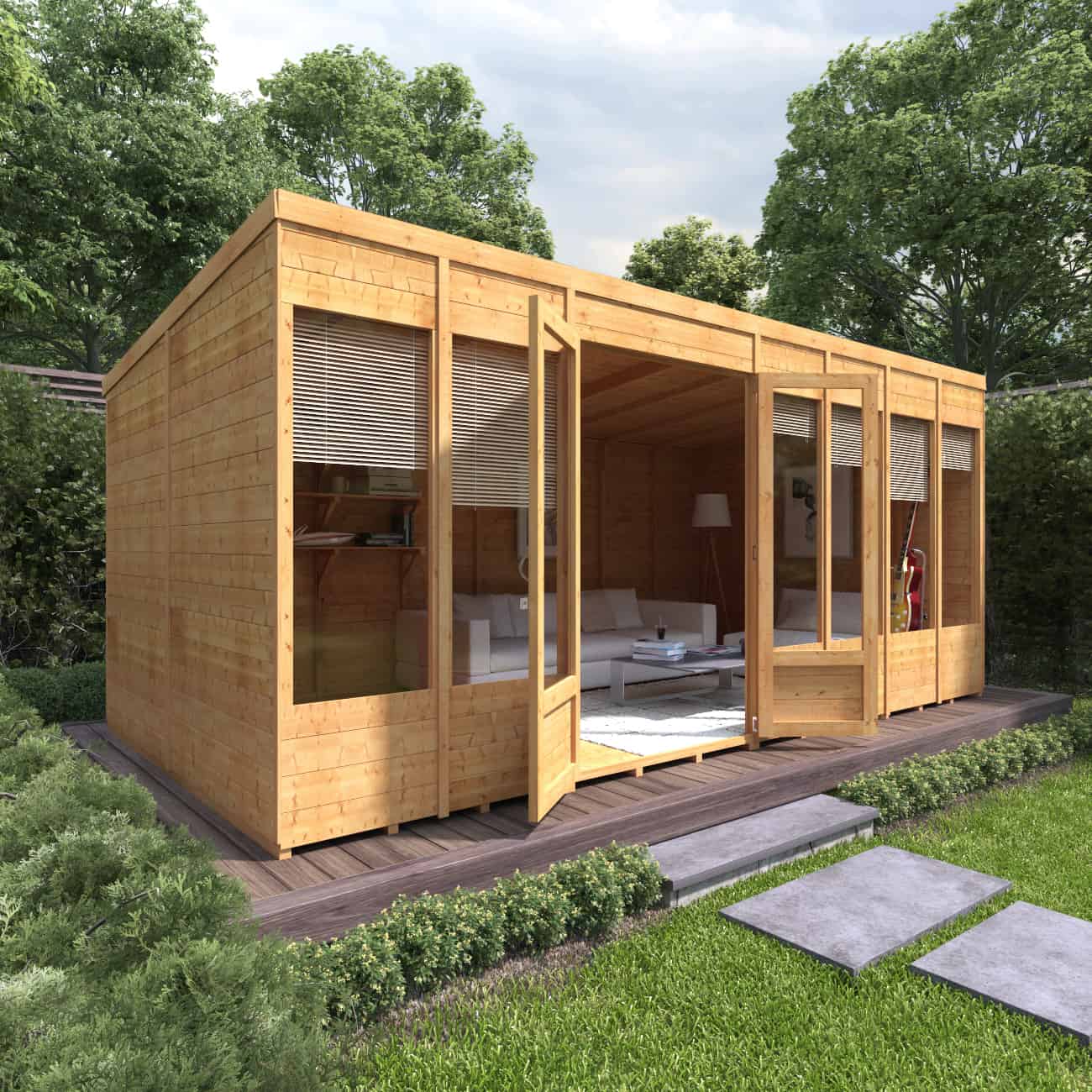 BillyOh Bella Pent Roof Wooden Summer House