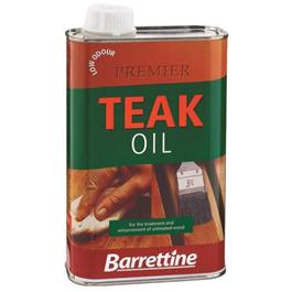Barrettine Premier Low Odour Teak Oil for Garden Furniture