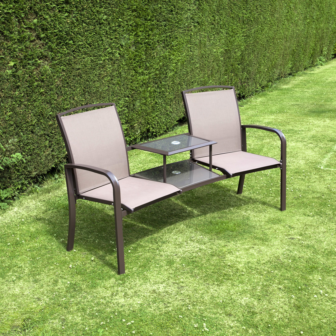 BillyOh Express Textilene Companion Love Seat Garden Bench