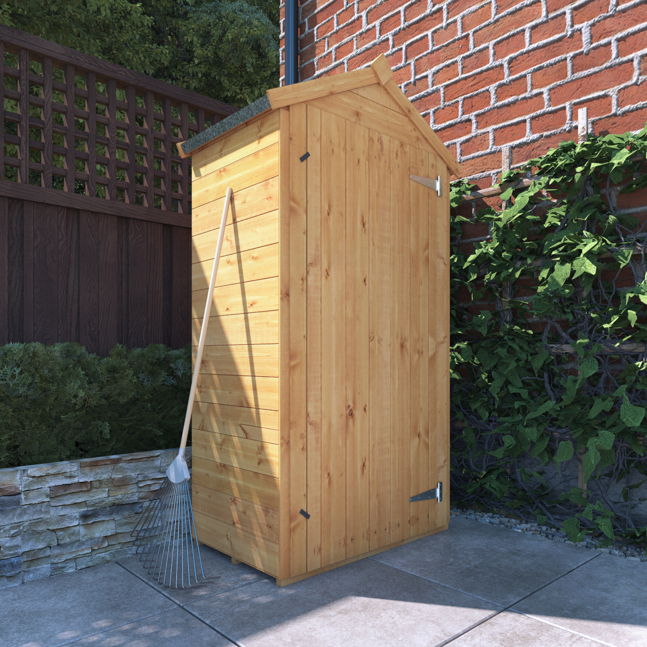 Tongue and Groove Tall Sentry Box Grande Log Store Shed 3 x 2 BillyOh