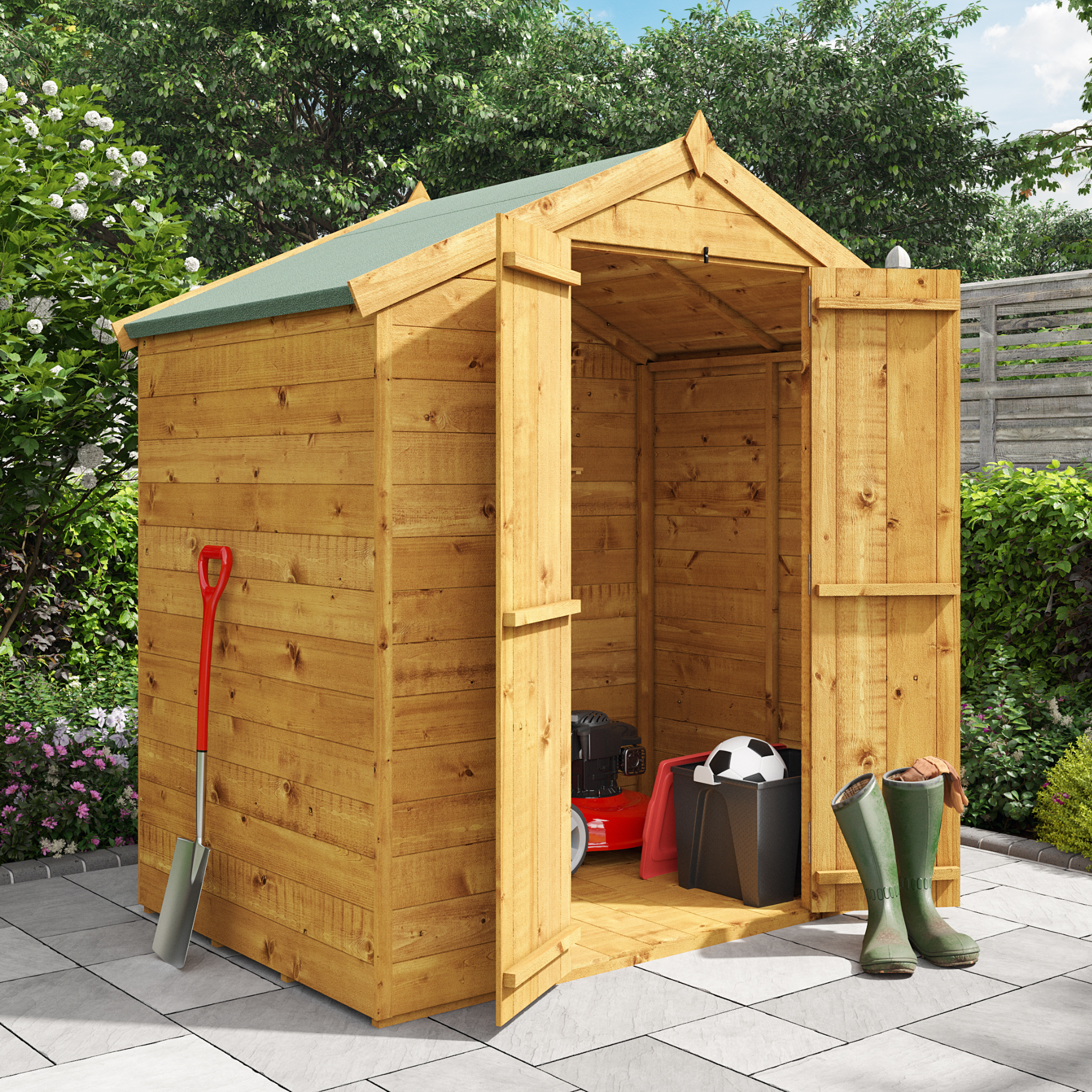 4 x 6 Tongue & Groove Wooden Shed