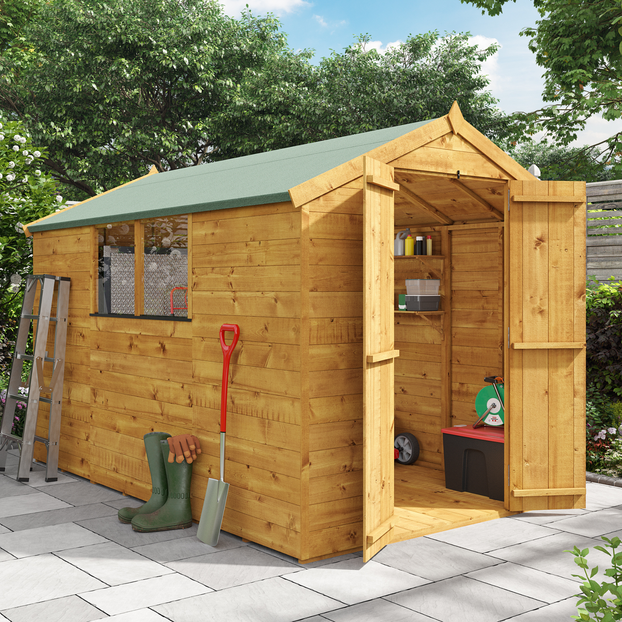 10 x 6 Shed - BillyOh Master Tongue and Groove Wooden Shed - 10x6 Garden Shed - Windowed 10 x 6 Shed - BillyOh Master Tongue and Groove Wooden Shed - 10x6 Garden Shed - Windowed