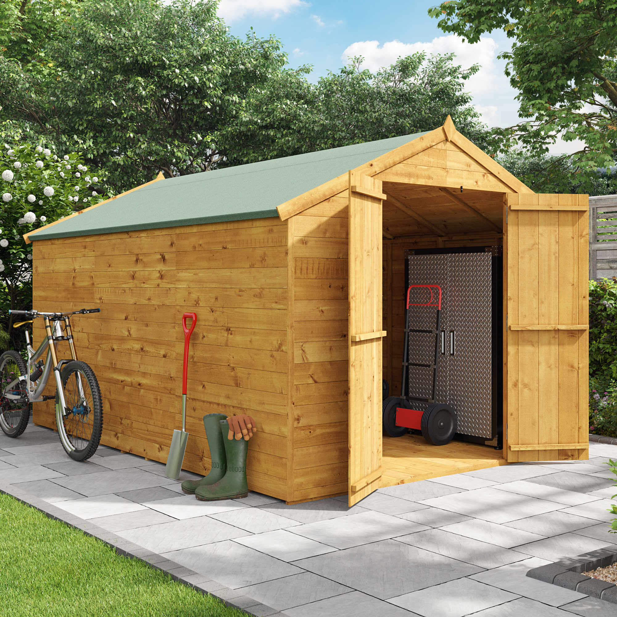 12 x 8 Shed - BillyOh Master Tongue and Groove Wooden Shed - 12x8 Garden Shed - Windowless 12 x 8 Shed - BillyOh Master Tongue and Groove Wooden Shed - 12x8 Garden Shed - Windowless