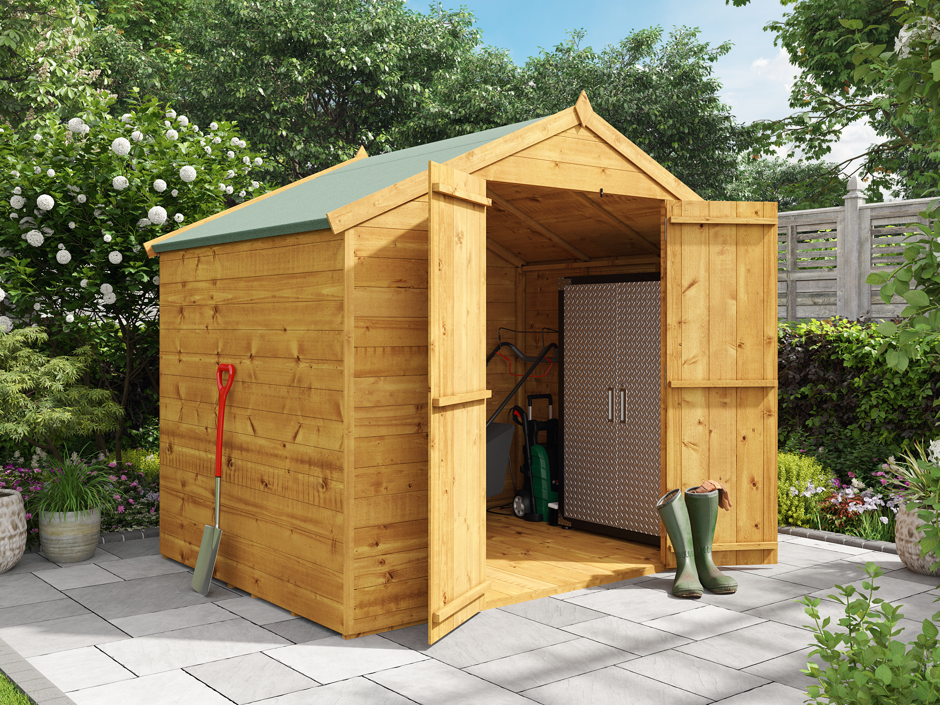 BillyOh Master Tongue and Groove Apex Shed - 6x8 T&G  Apex Windowless