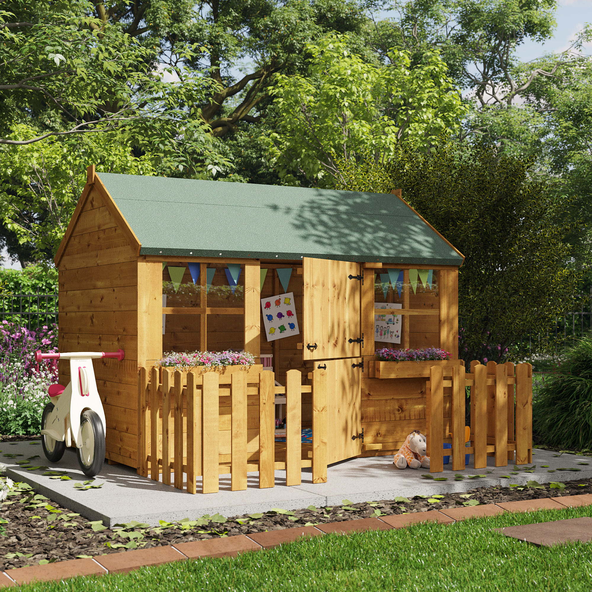 Gingerbread Junior Playhouse - 6 x 4 Gingerbread Junior BillyOh Gingerbread Junior Playhouse - 6 x 4 Gingerbread Junior BillyOh