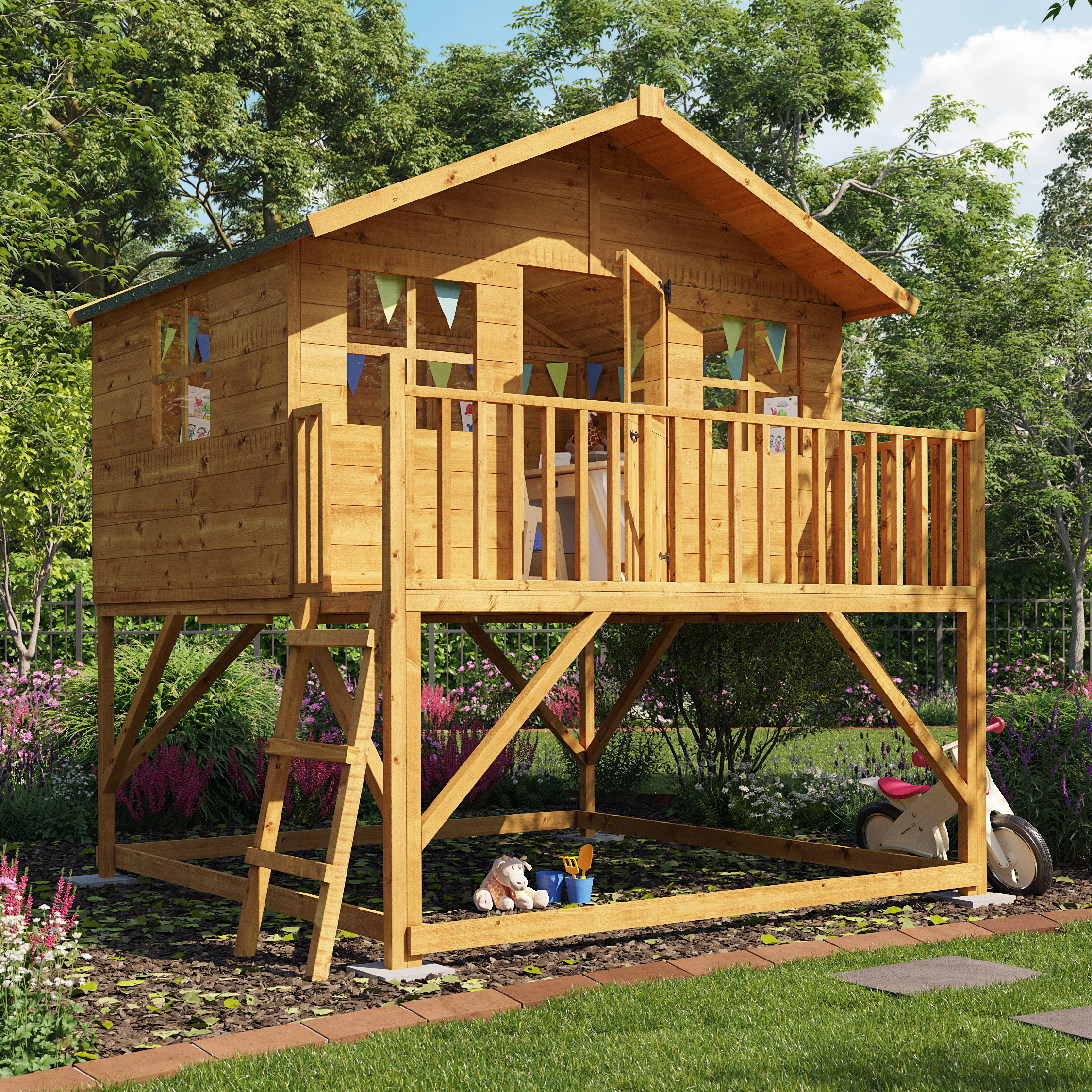 BillyOh Lollipop Max Wooden Playhouse Tower BillyOh Lollipop Max Wooden Playhouse Tower