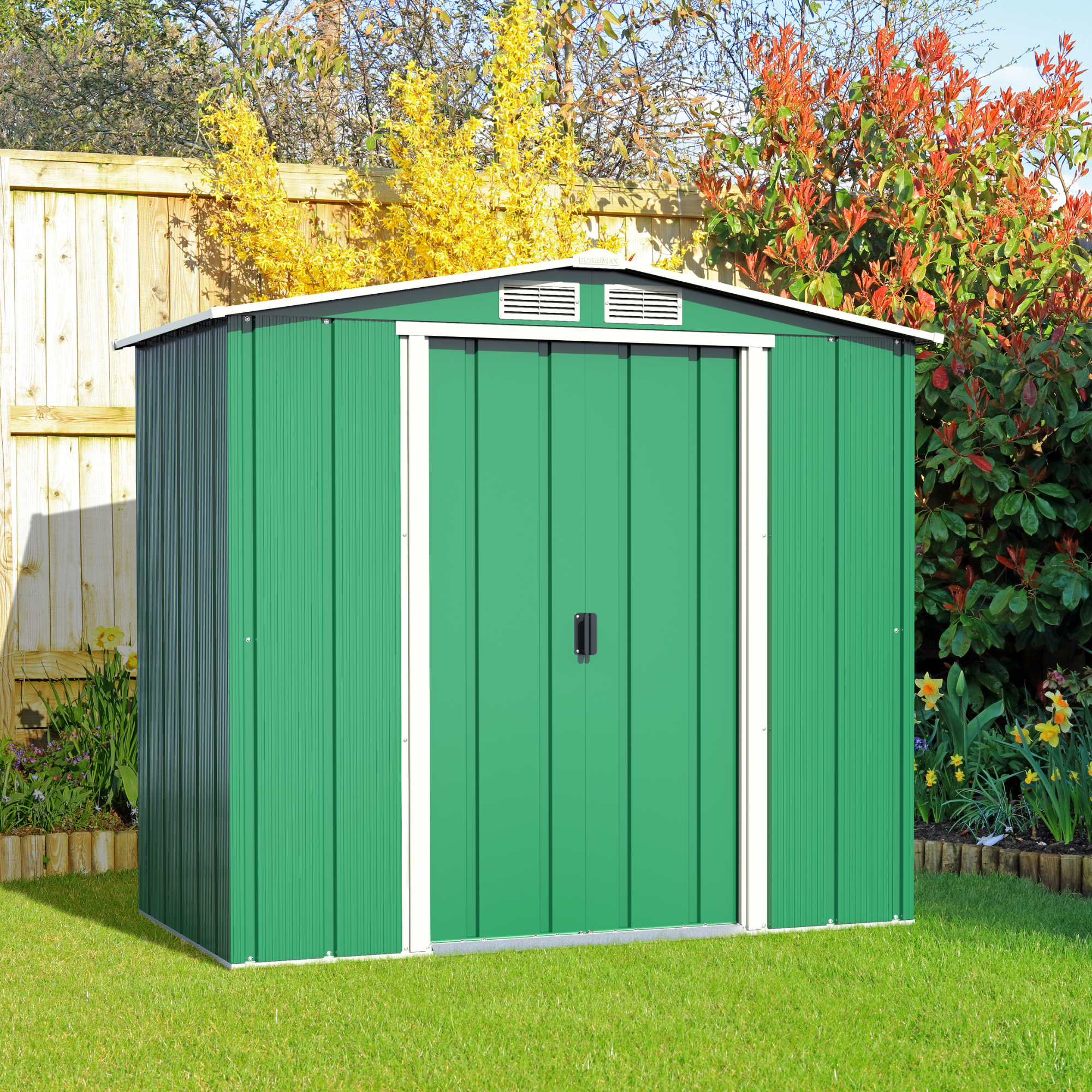 Image of BillyOh Partner Eco Apex Roof Metal Shed - 6x4 Apex Eco