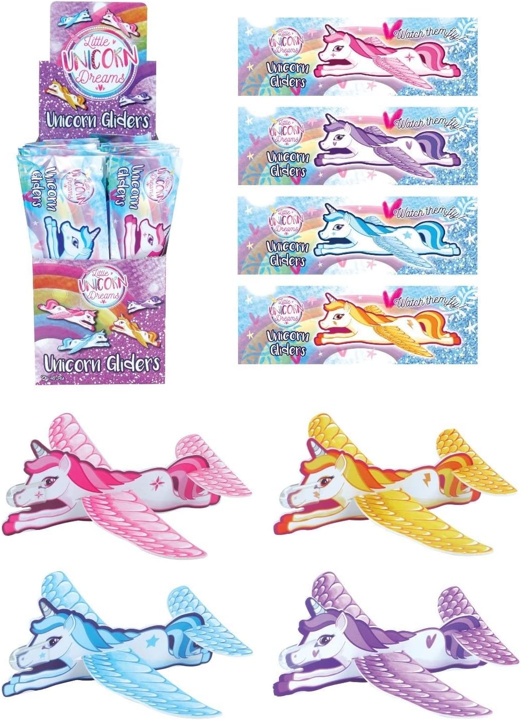 Henbrandt Unicorn Gliders - 36x Gliders Unicorn Henbrandt Unicorn Gliders - 36x Gliders Unicorn