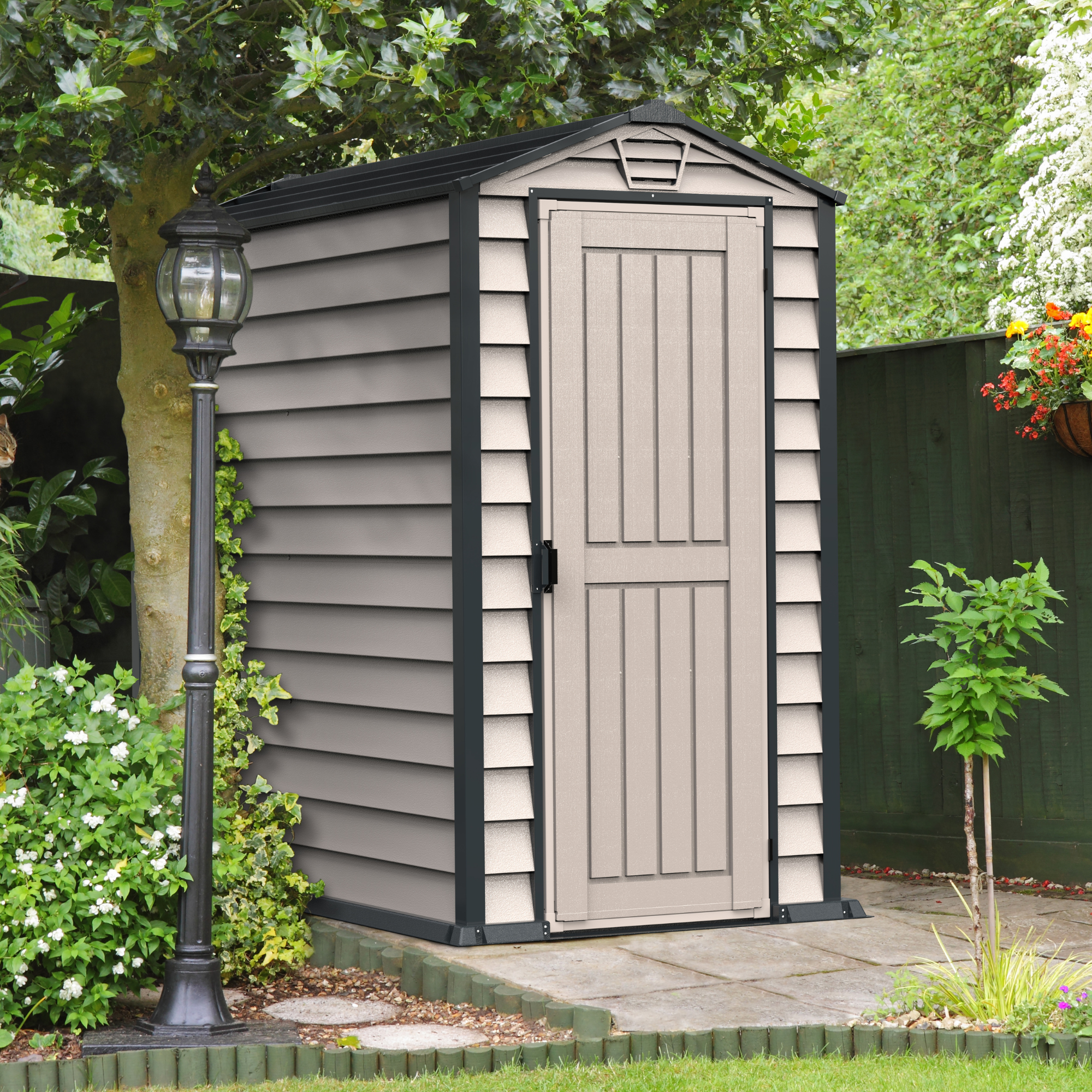 BillyOh EverMore 4x6ft Apex Plastic Shed - 4x6ft BillyOh EverMore 4x6ft Apex Plastic Shed - 4x6ft