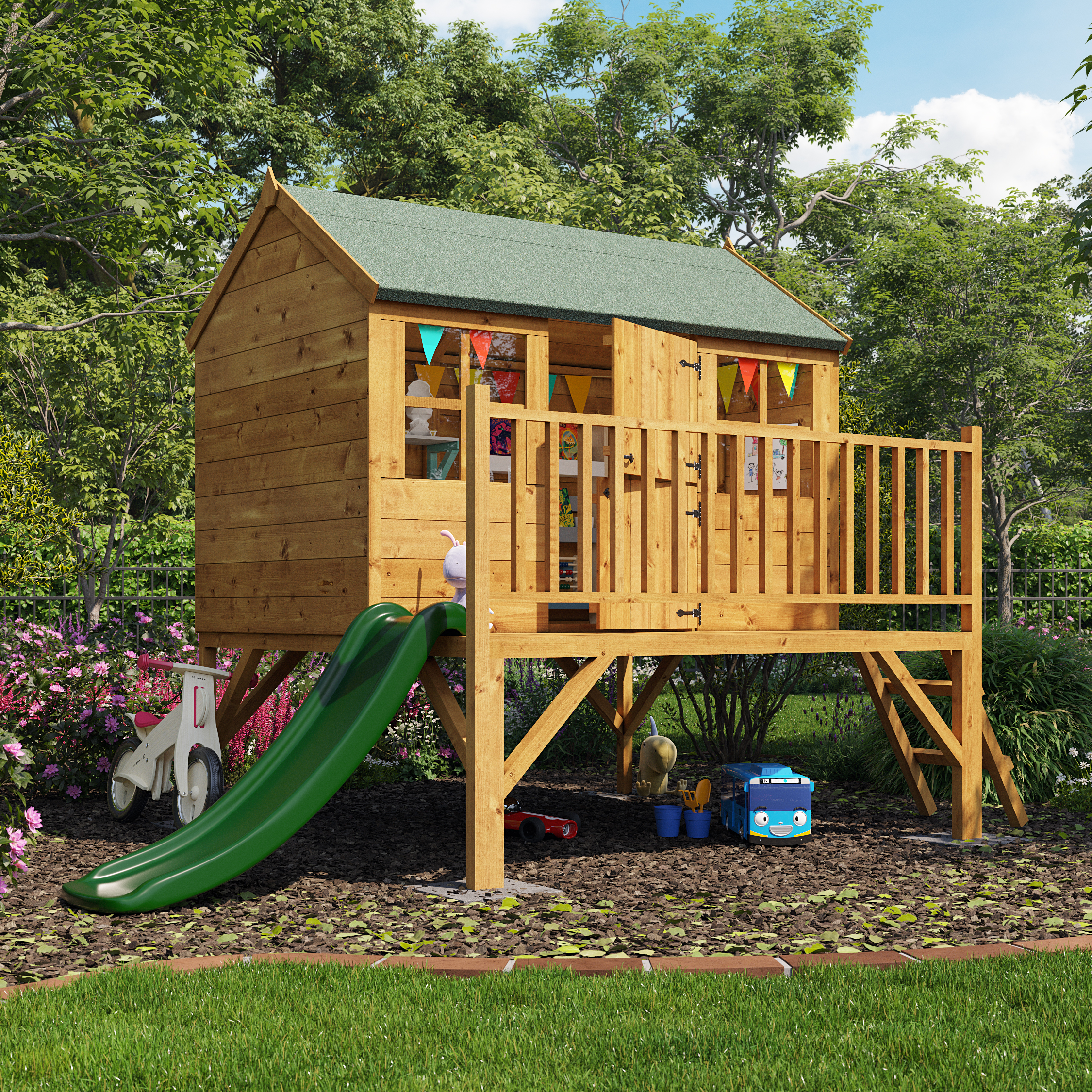 BillyOh Gingerbread Junior Tower Playhouse - PT-6x4 Tower Only BillyOh Gingerbread Junior Tower Playhouse - PT-6x4 Tower Only