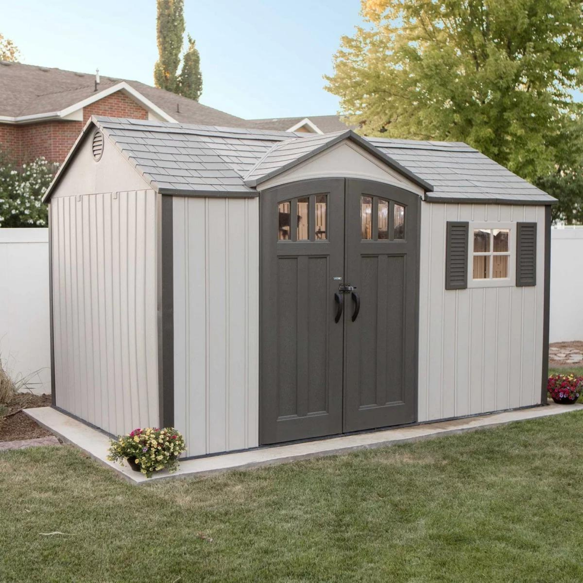 Lifetime 12.5x8 Heavy Duty Plastic Shed Lifetime 12.5x8 Heavy Duty Plastic Shed