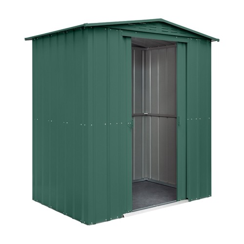 Globel Apex Metal Shed - 6x4 Green Globel Apex Metal Shed - 6x4 Green
