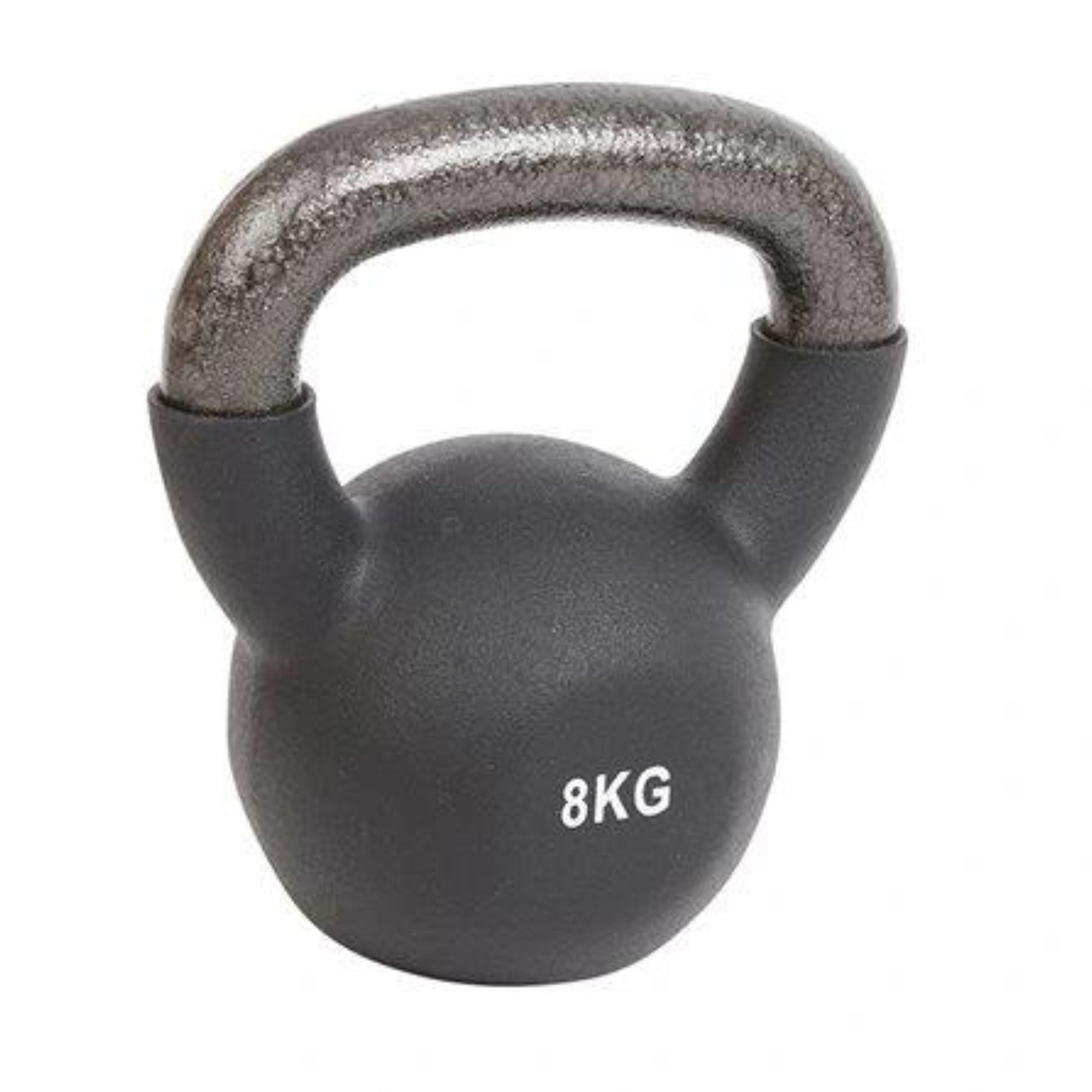 PhysioRoom Kettlebell 4kg - 20kg - Black Kettlebell 8Kg