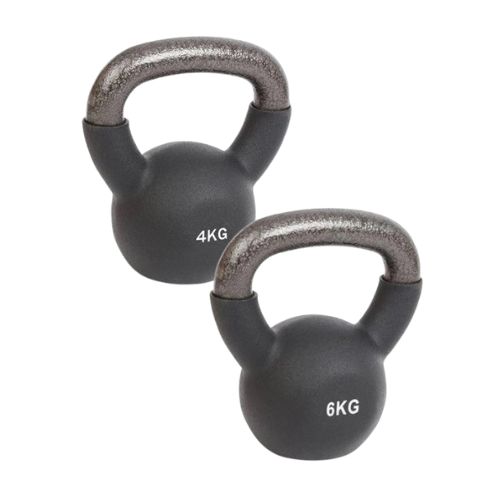 PhysioRoom Kettlebell 4kg - 20kg - Starter Set - 4KG, 6KG