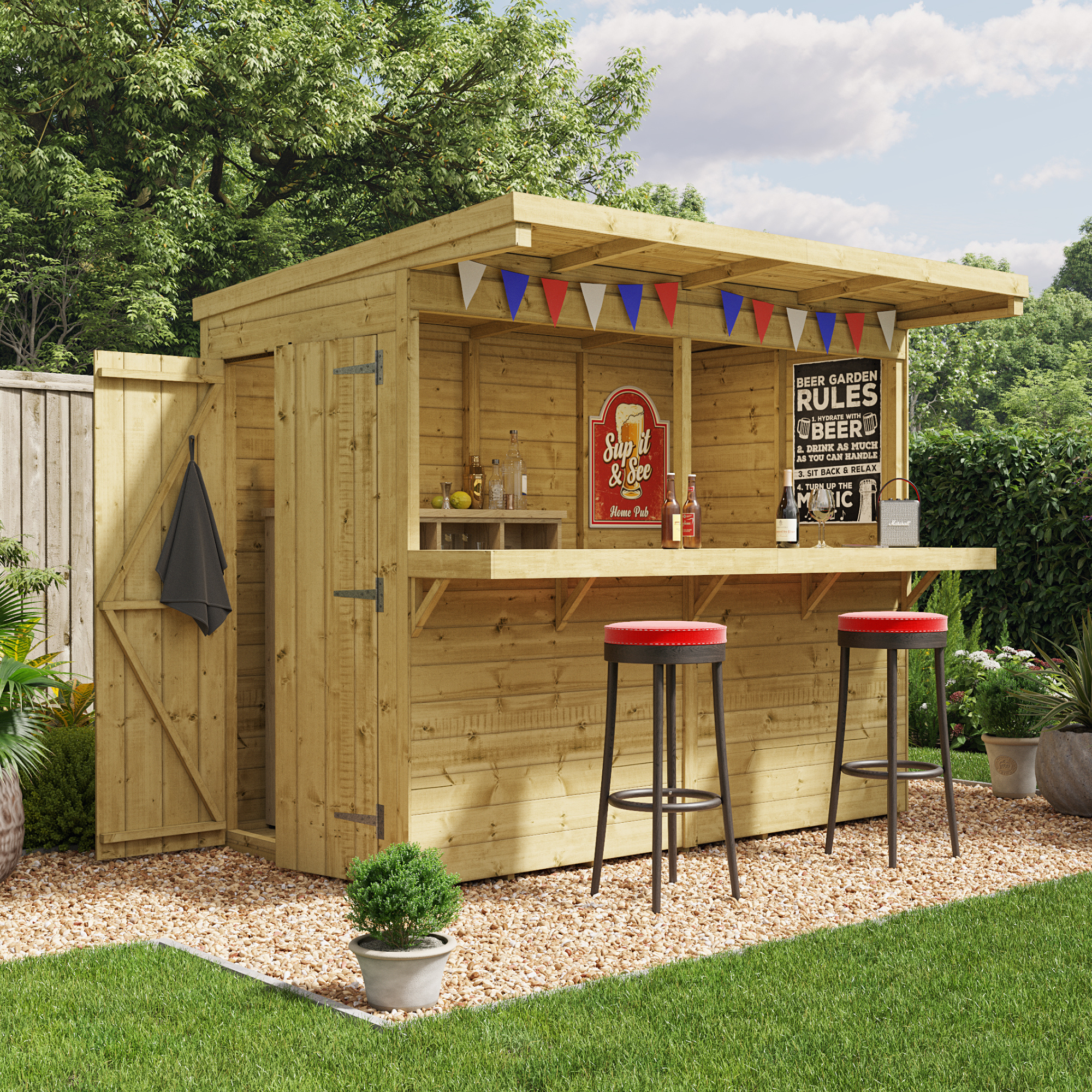 BillyOh Garden Bar Shed - 8x4 BillyOh Garden Bar Shed - 8x4